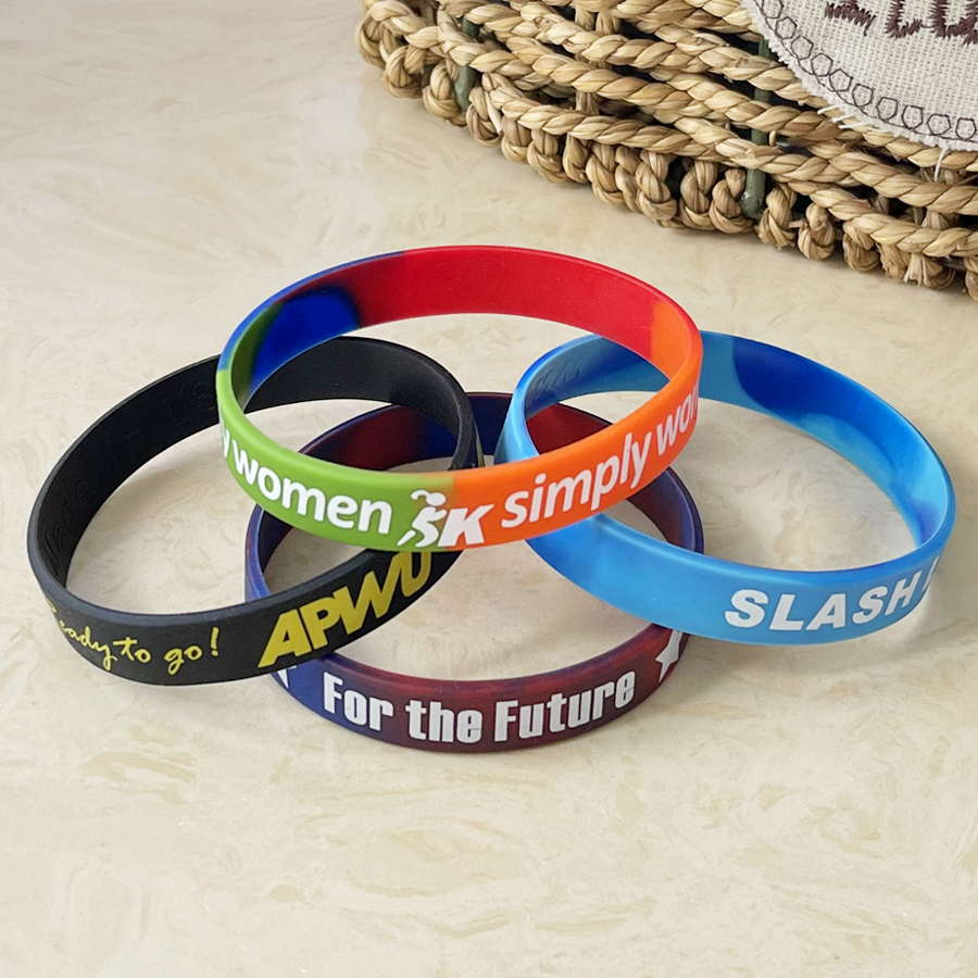 Customized Silicone Wristband Personalized Silicone Bracelets With Own