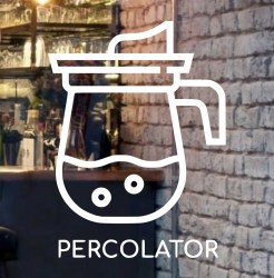 percolator-beautiful-front-glass-logo-design