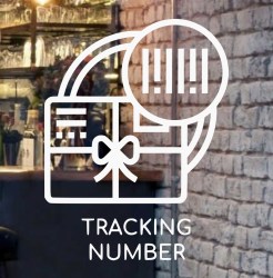 tracking-number-front-door-glass-logo